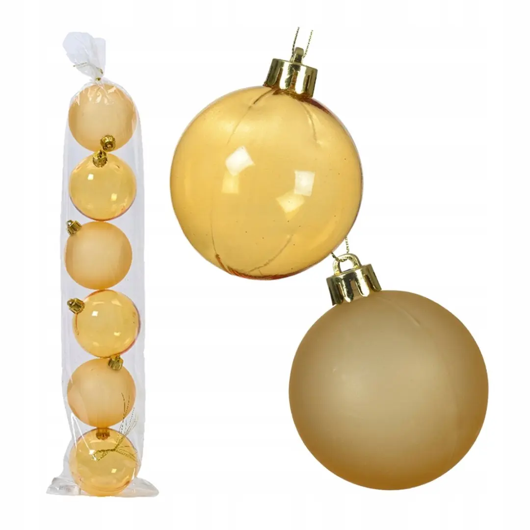 Gouden Kerstballen 7 cm