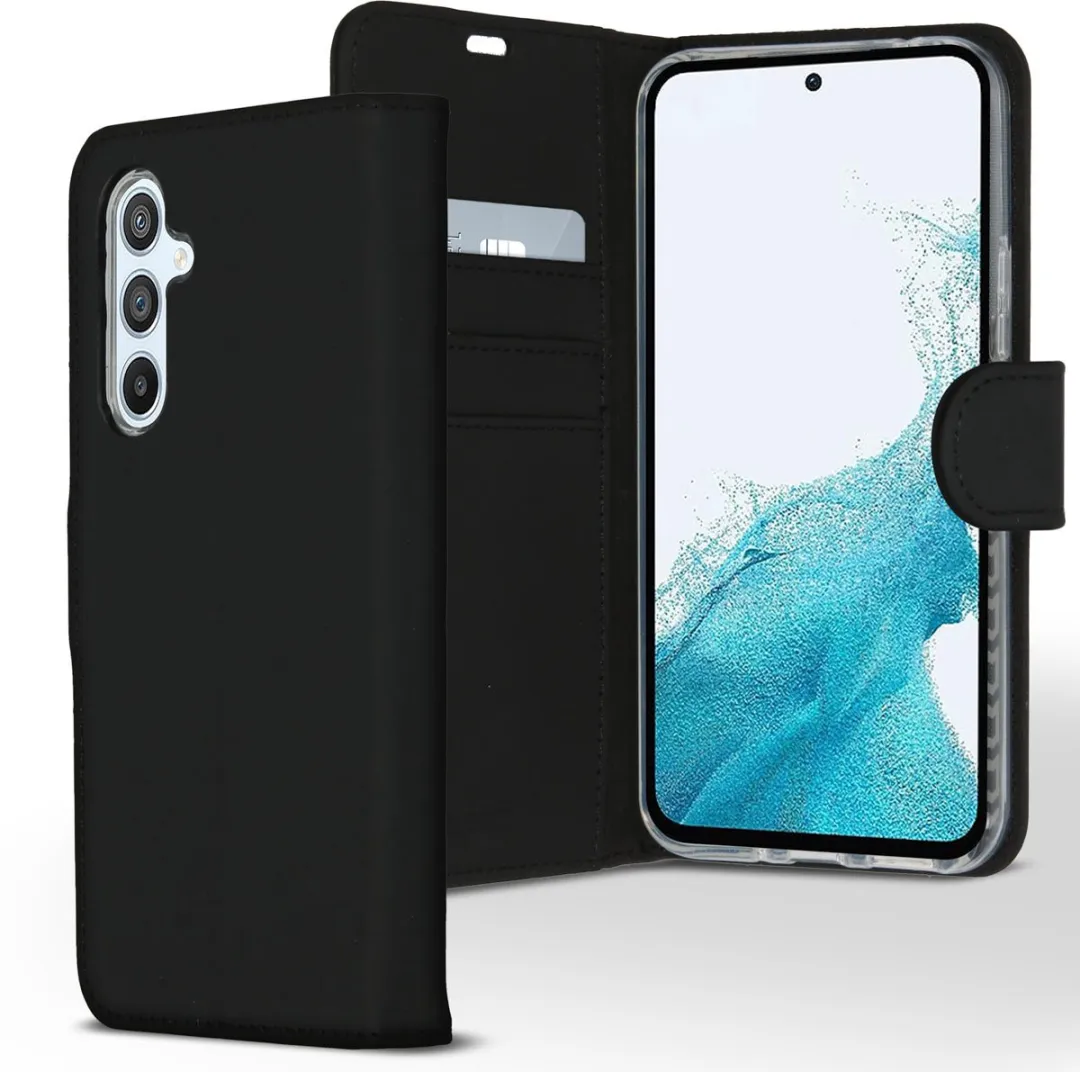 Accezz Hoesje Samsung Galaxy A54 Wallet - 3 Pasjes - Zwart