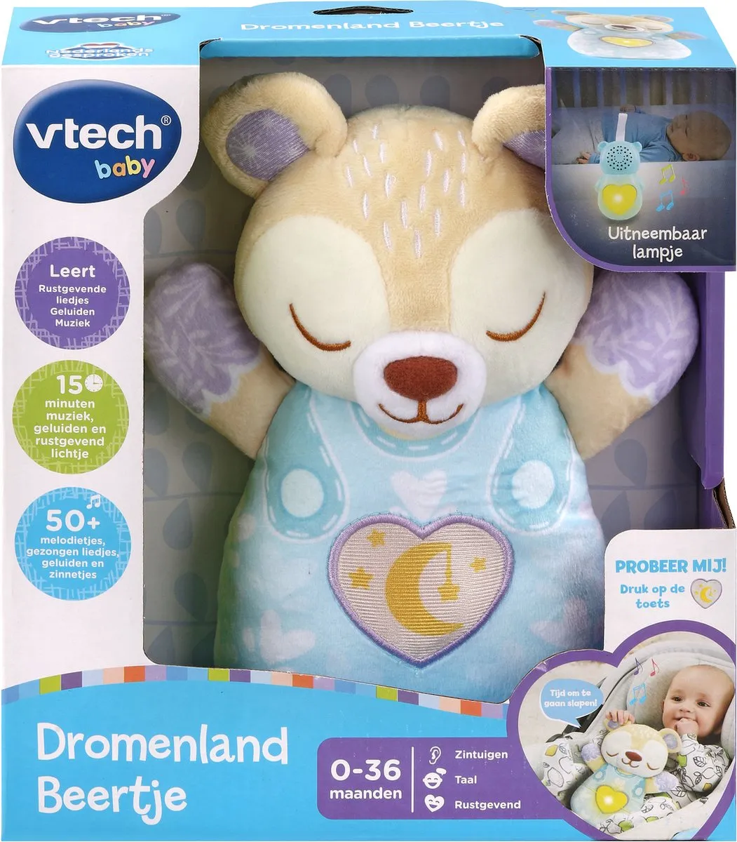 VTech Baby Dromenland Beertje - Blauw