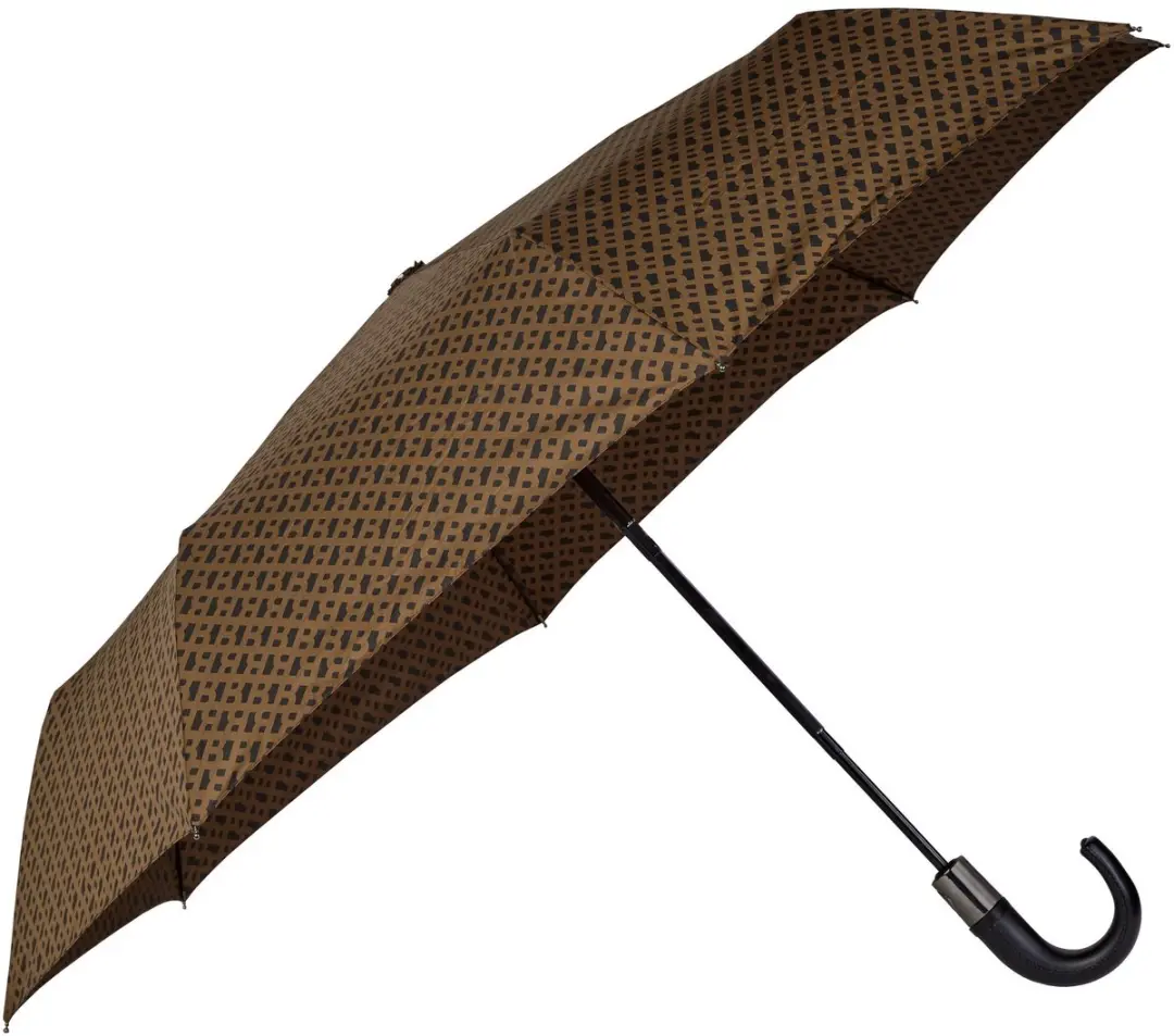 HUGO BOSS Monogramme Pocket Umbrella Paraplu - Camel