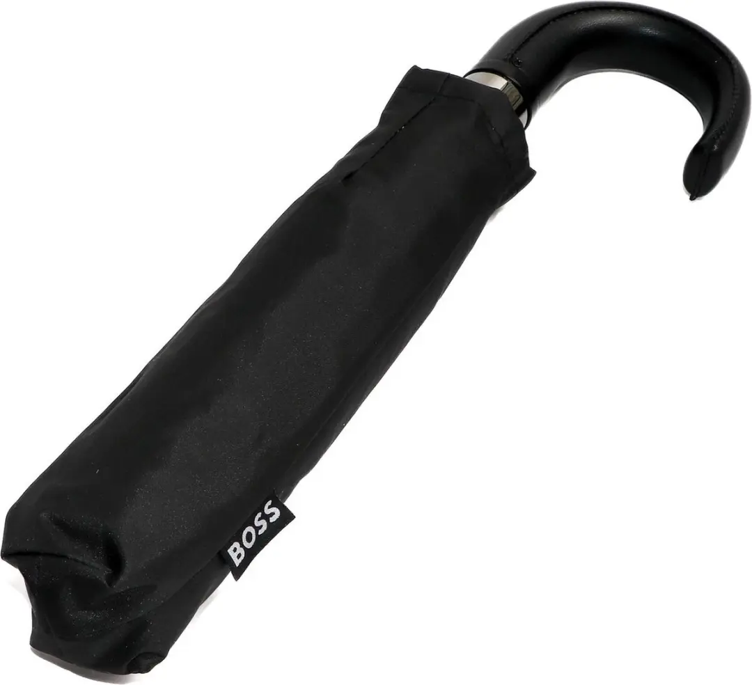 HUGO BOSS Monogramme Pocket Umbrella Paraplu - Camel - afbeelding 3 van 6