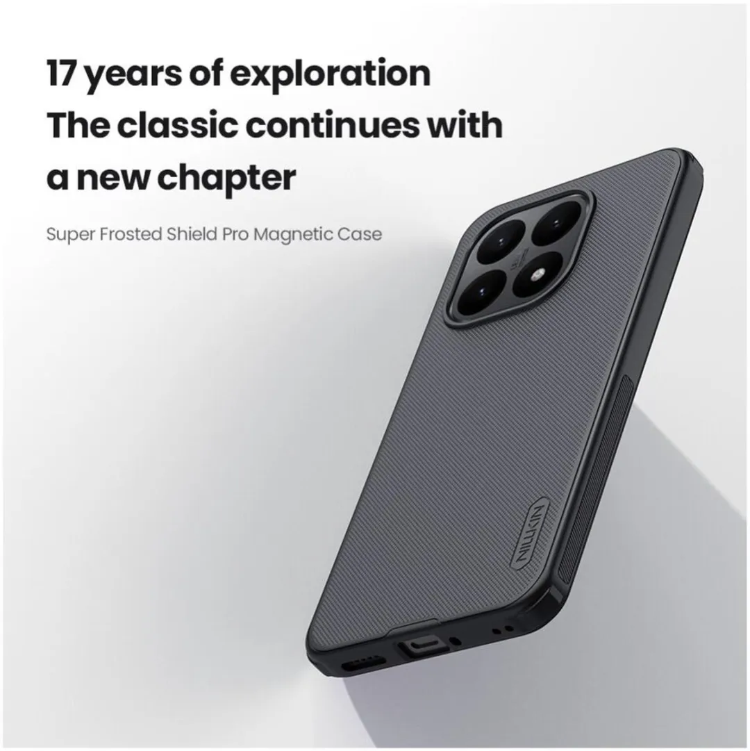 Nillkin Frosted Shield Hoesje Xiaomi 15T - MagSafe/Zwart