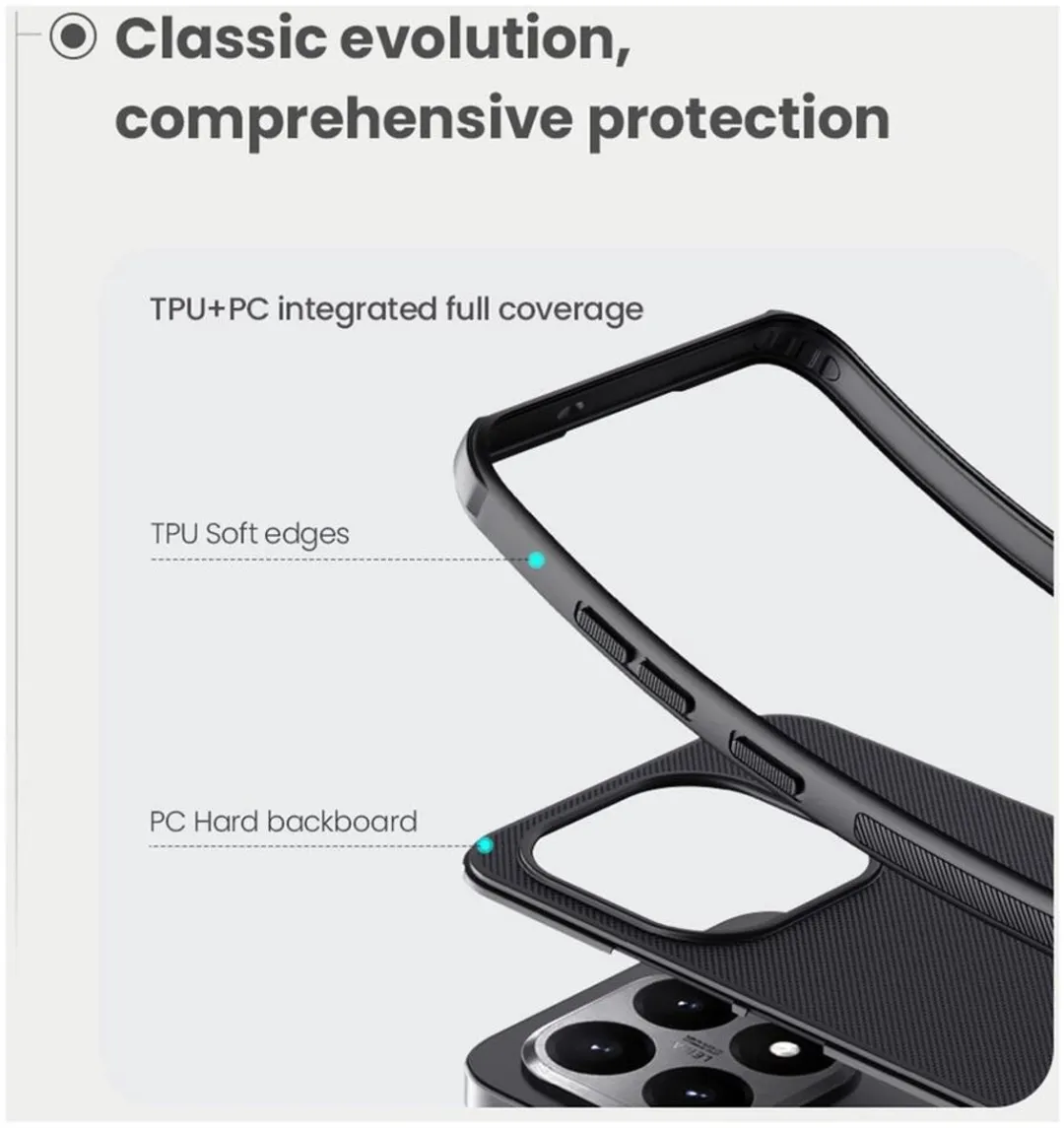 Nillkin Frosted Shield Hoesje Xiaomi 15T - MagSafe/Zwart