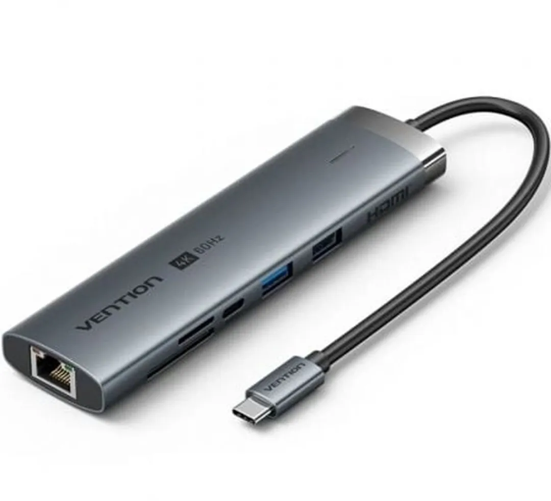 Vention TGVHB USB-C Hub - 5Gbps Grijs