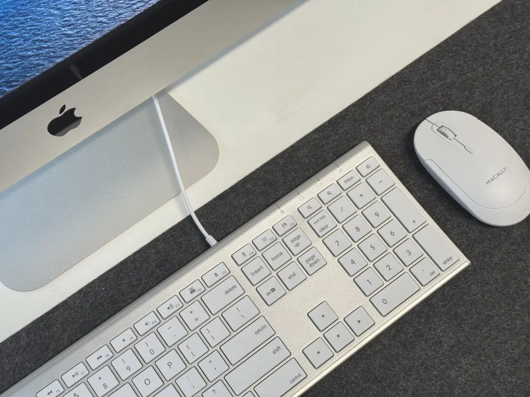 Macally UCACEKEYA2 USB Toetsenbord - US QWERTY - Wit/Zilver - afbeelding 6 van 6