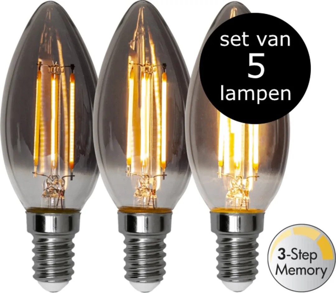 Star Trading Kaarslamp 5-Pack