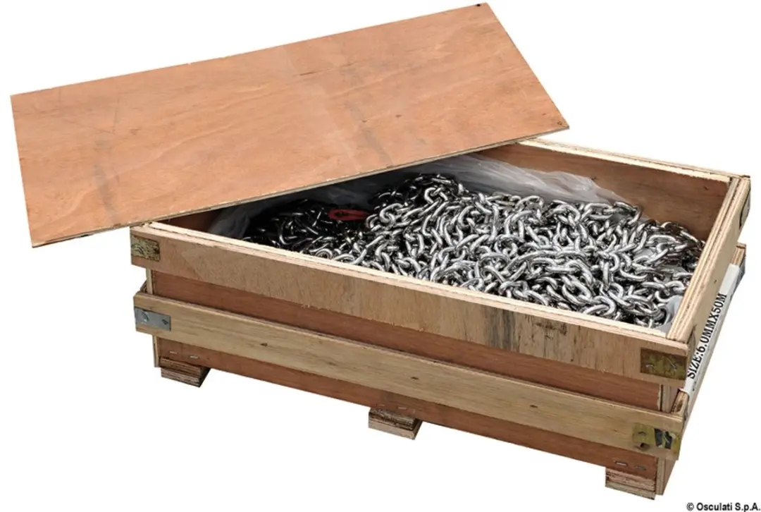 Osculati gegalvaniseerde gekalibreerde Ankerketting 8mm x 50 meter