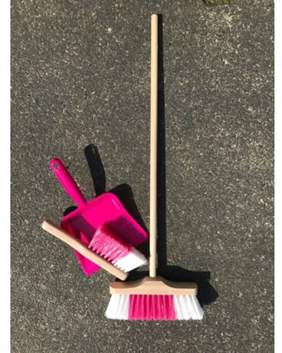 Simply for Kids 3-delige Bezemset Roze
