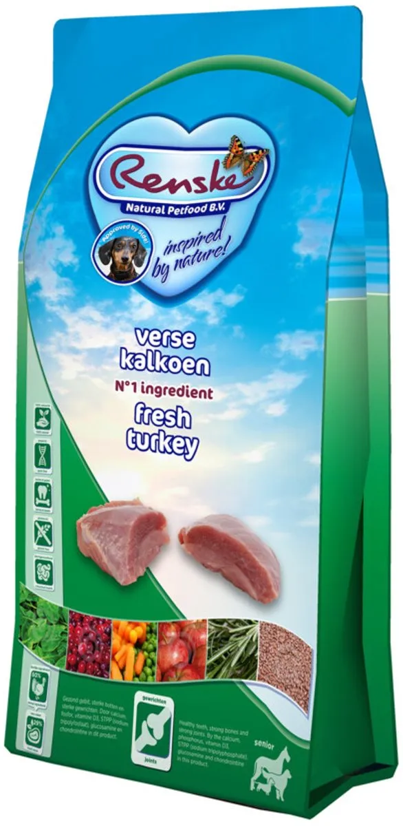 Renske Super Premium Hondenvoer Kalkoen 6.5 kg