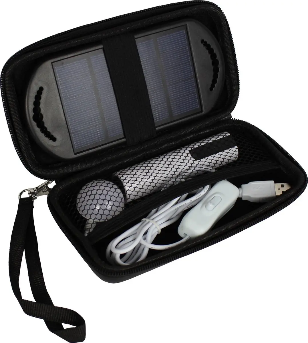 POWERplus Anaconda Solar USB Portable Verlichting en Powerbank
