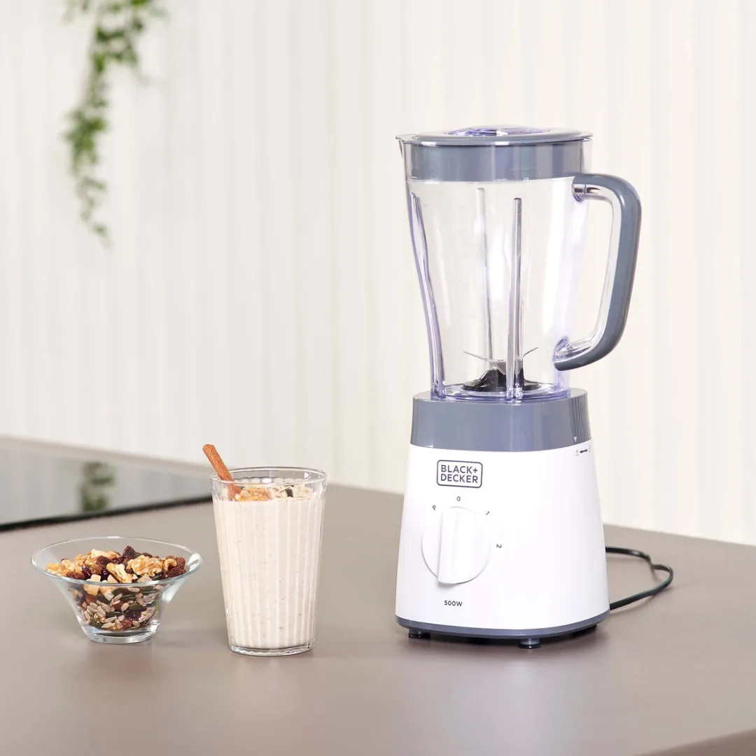 BLACK+DECKER BXJB500E Blender 500W - Wit