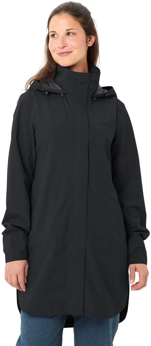 Vaude Mineo Dames Mackintosh - Zwart - 38 - afbeelding 2 van 6