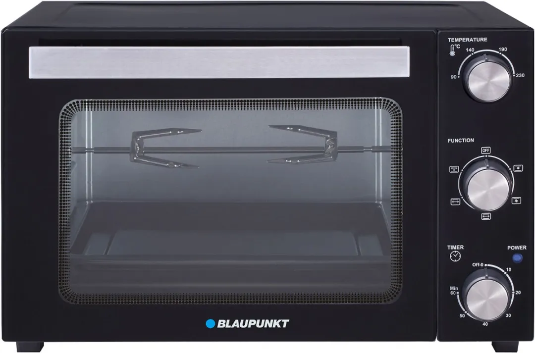Blaupunkt EOM601 Vrijstaande Oven 45L - 1800W - Zwart/RVS - afbeelding 6 van 6