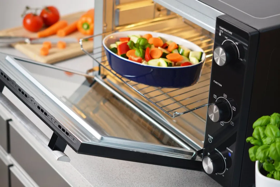 Blaupunkt EOM601 Vrijstaande Oven 45L - 1800W - Zwart/RVS - afbeelding 3 van 6