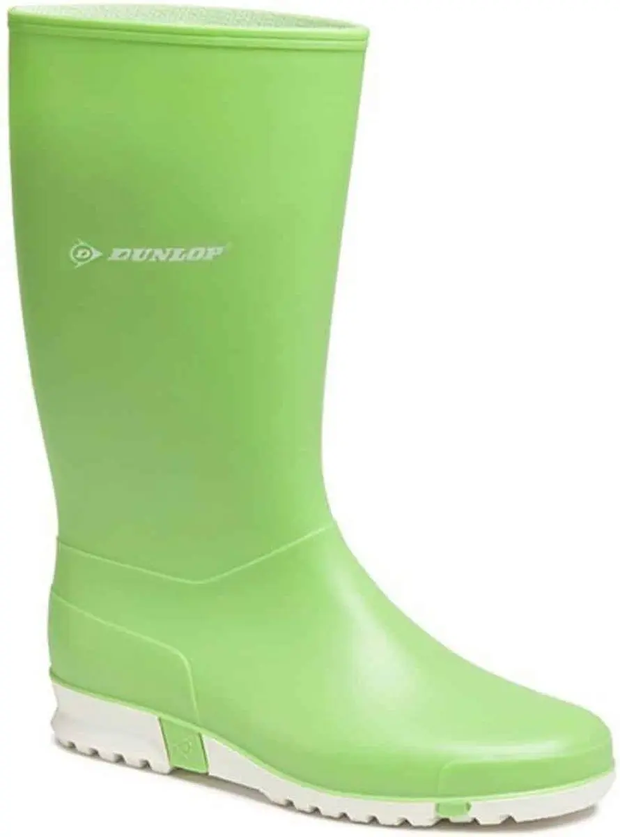 Dunlop regenlaars sport lichtgroen