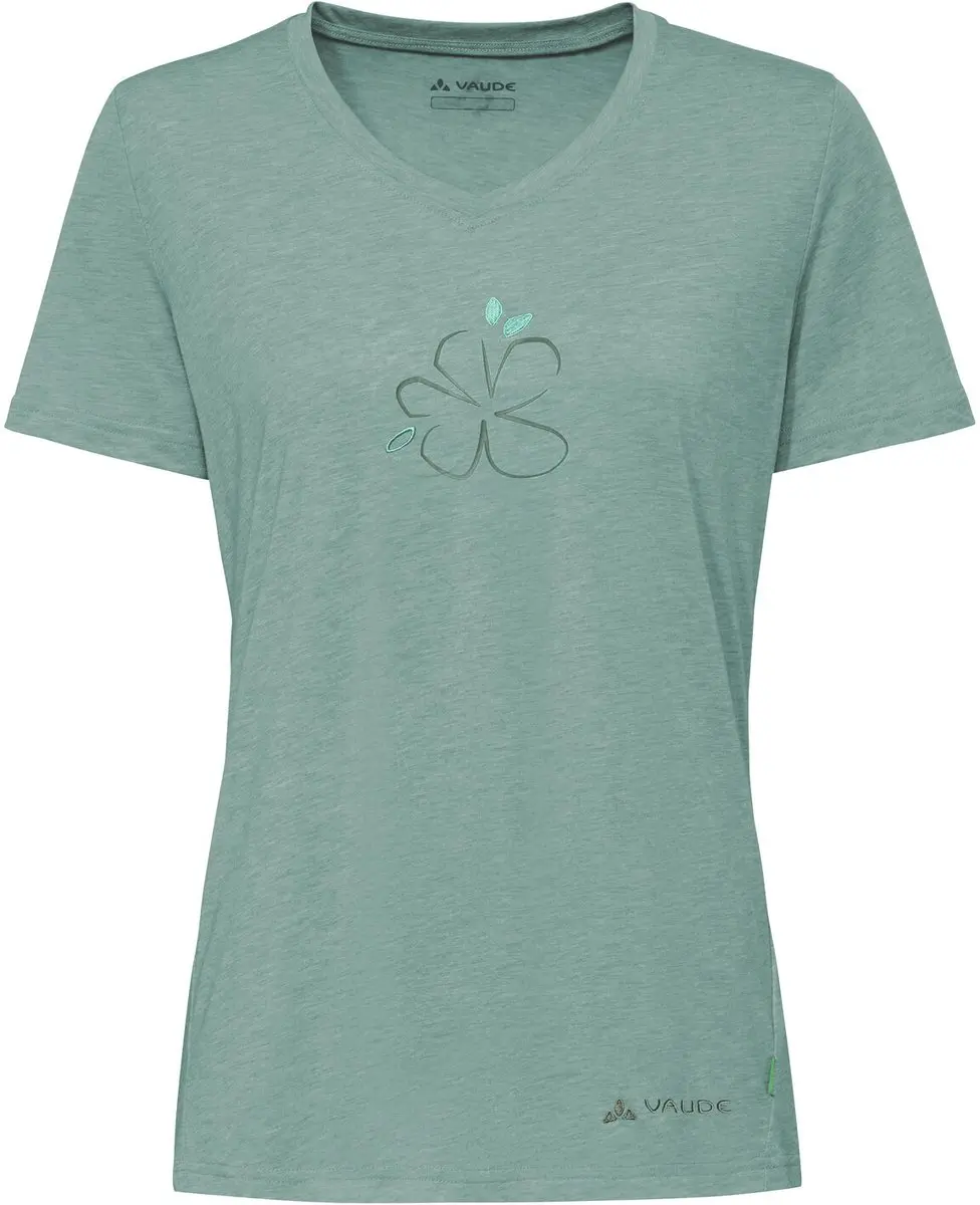 Vaude Skomer Print Iii T-shirt Met Korte Mouwen Groen 38 Vrouw