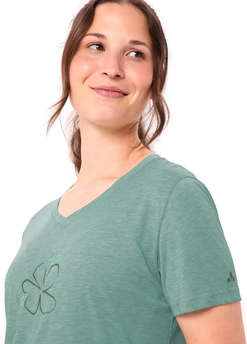Vaude Skomer Print Iii T-shirt Met Korte Mouwen Groen 38 Vrouw - afbeelding 3 van 6