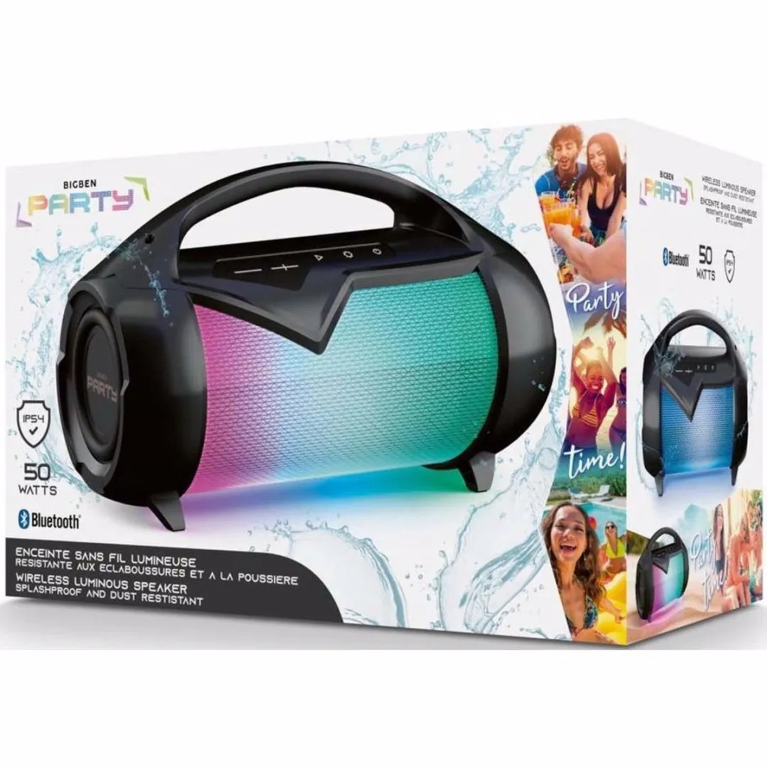 Bigben Party Lite PARTYBTIPLITE Draadloze Speaker - 50W - Zwart - afbeelding 6 van 6
