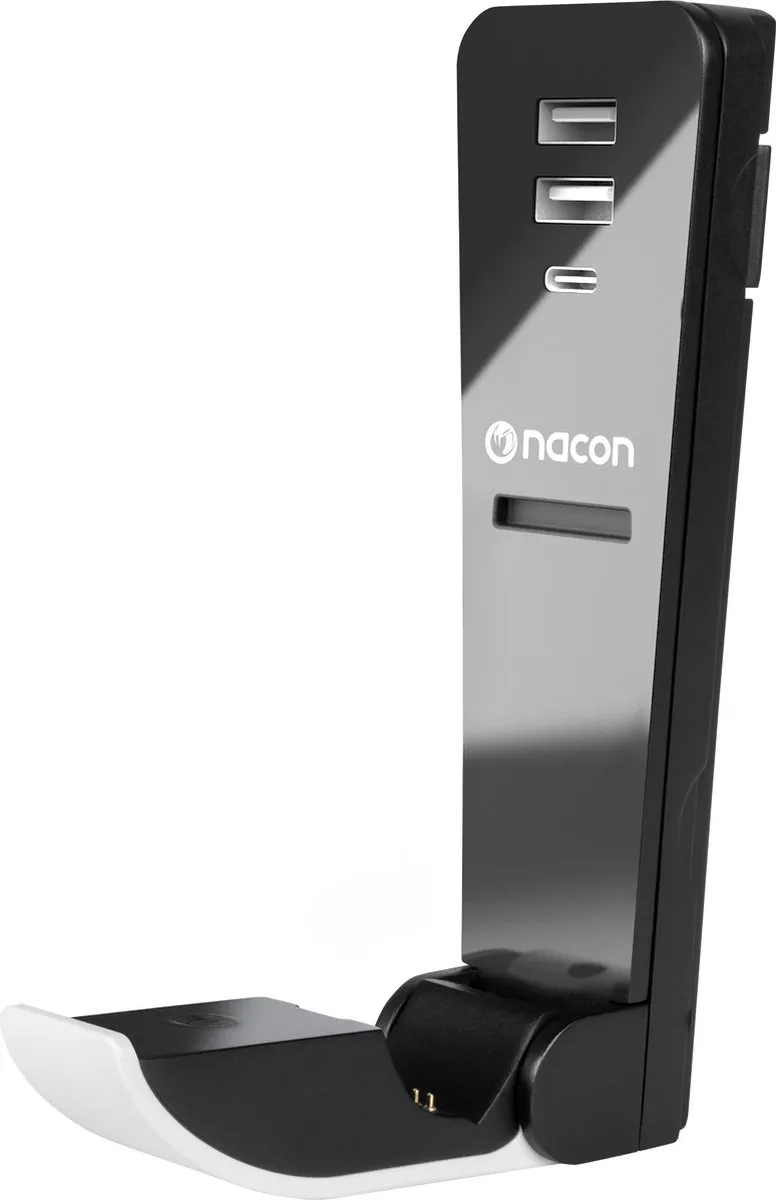 Nacon PS5 Slim Oplaadpad met USB Hub - Zwart/Wit
