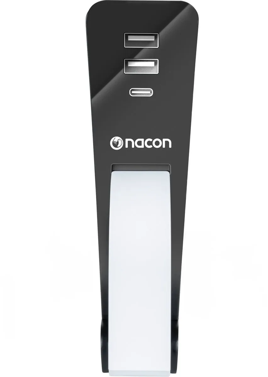 Nacon PS5 Slim Oplaadpad met USB Hub - Zwart/Wit