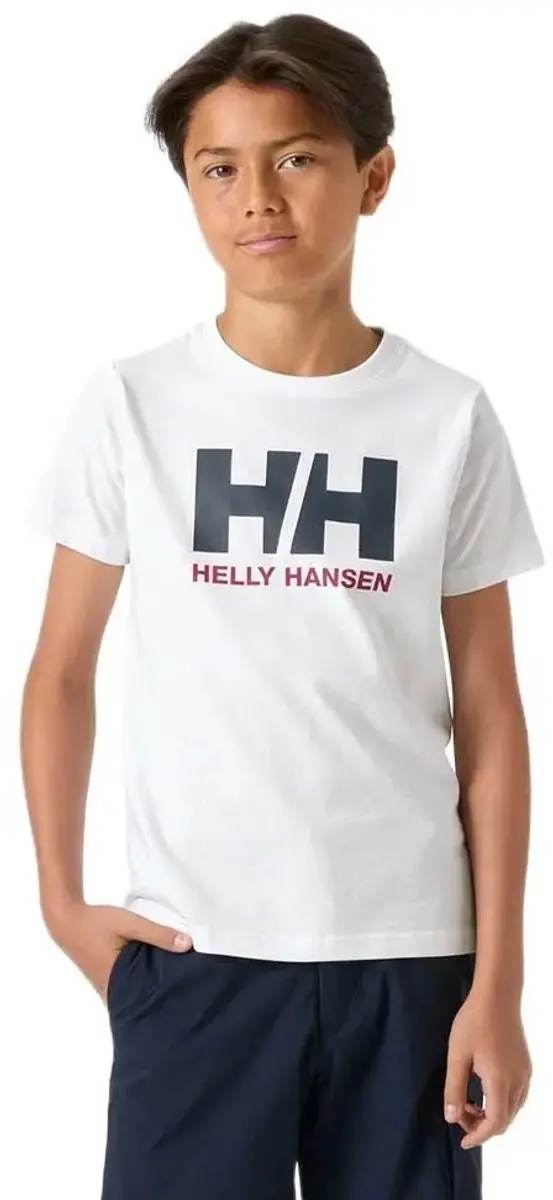 Helly Hansen Logo T-shirt Met Korte Mouwen Wit 10 Years Jongen