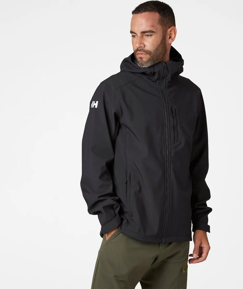 Helly Hansen Paramount Hooded Softshell Jack - Heren - Zwart - Maat XL - afbeelding 4 van 6