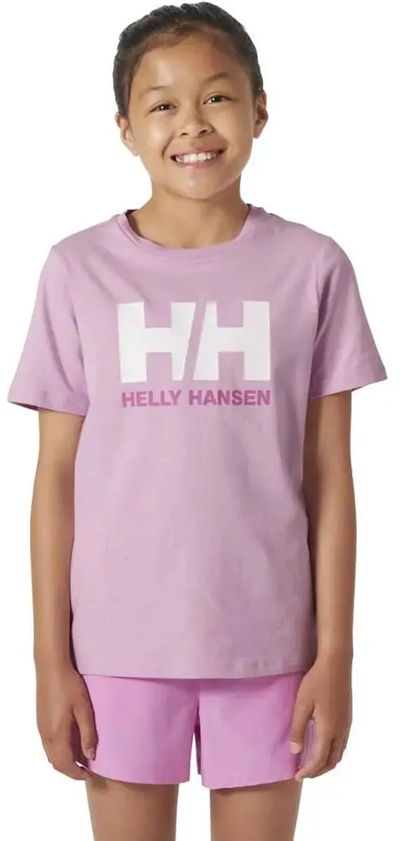Helly Hansen Logo Jr T-shirt Met Korte Mouwen Roze 12 Years Meisje