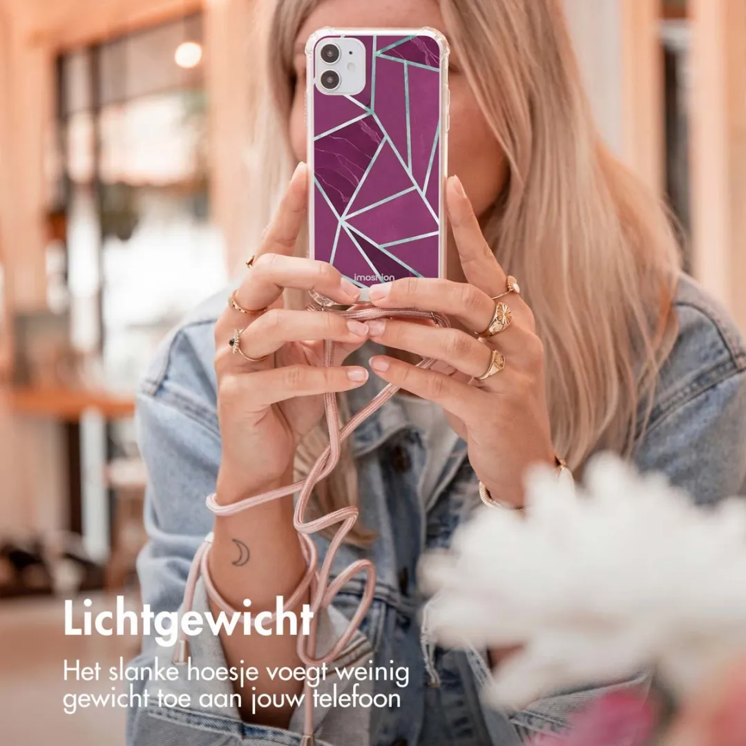 Imoshion Hoesje Samsung Galaxy S21 FE Bordeaux Graphic