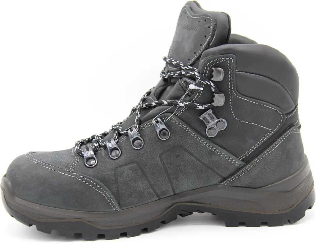 Grisport Utah Mid Wandelschoenen - Grijs Leer - Maat 37 - afbeelding 2 van 6