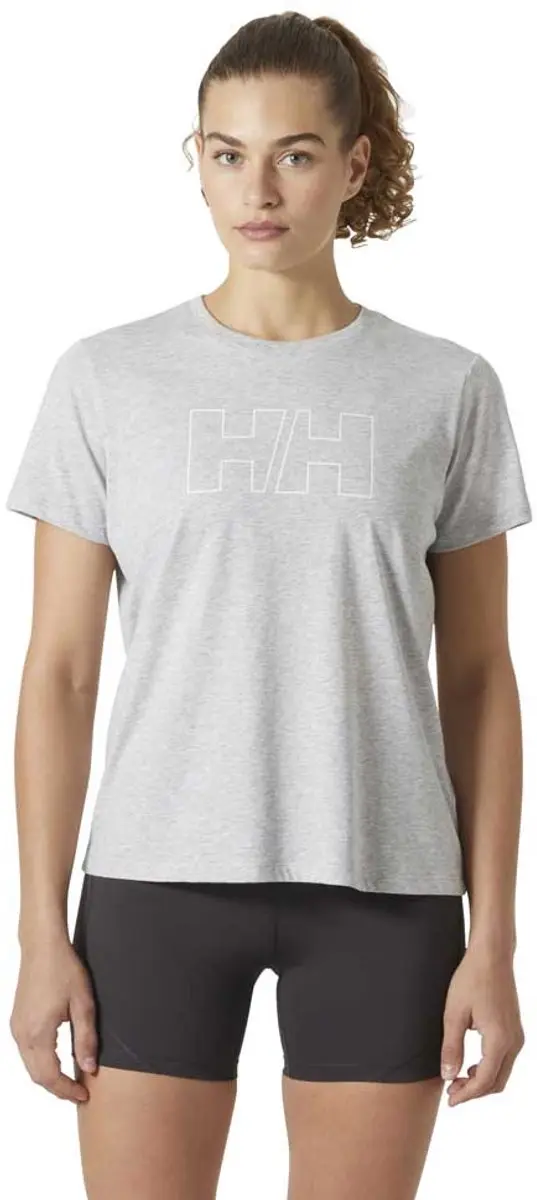 Helly Hansen Tech Logo T-shirt Met Korte Mouwen Grijs XL Vrouw
