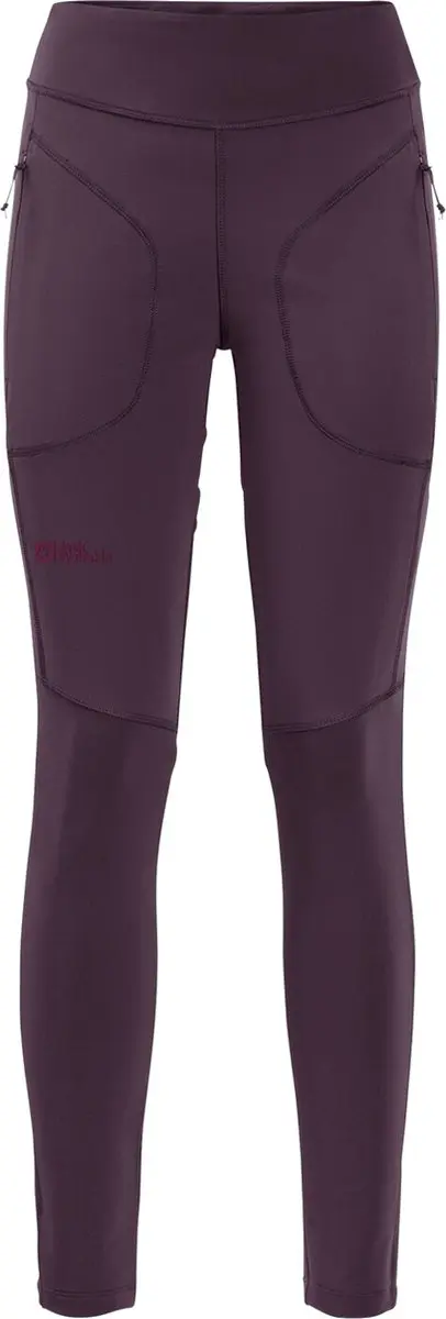 Jack Wolfskin Salmaster Pants W, Vrouwen, Purper, Broek, maat: S