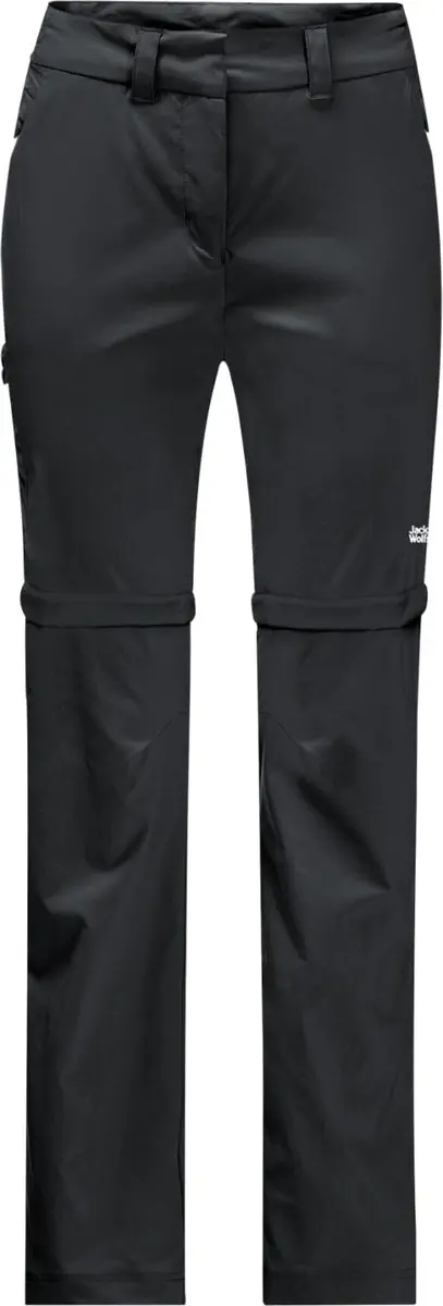 Jack Wolfskin wandelbroek voor dames Overland Zip Away 163162