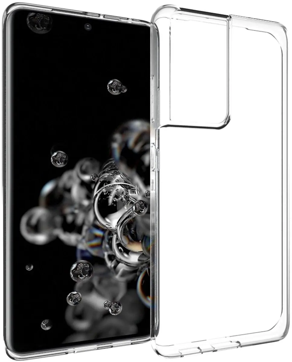 Accezz Hoesje Samsung Galaxy S21 Ultra - Transparant