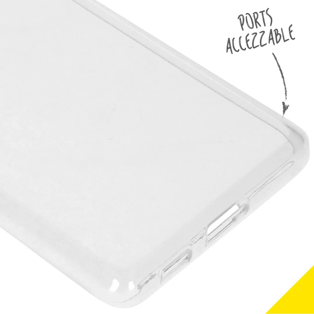 Accezz Hoesje Samsung Galaxy S21 Ultra - Transparant
