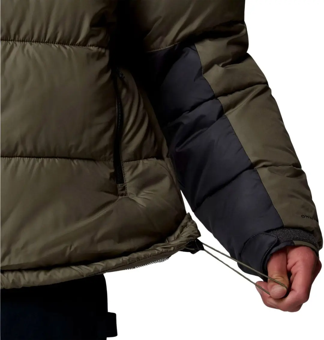 Columbia Pike Lake™ II Hooded Jacket Men's Outdoorjas - Stone Green, Shark - Maat XL - afbeelding 5 van 6