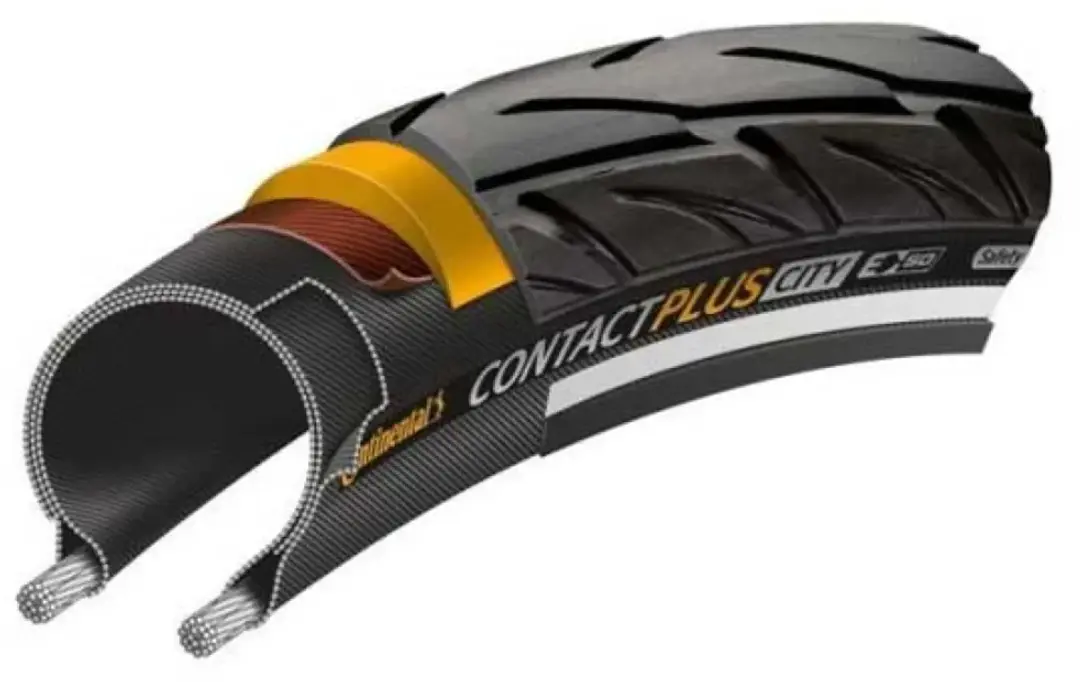 Continental Contact Plus Buitenband 26x1.75 - Zwart - afbeelding 5 van 5