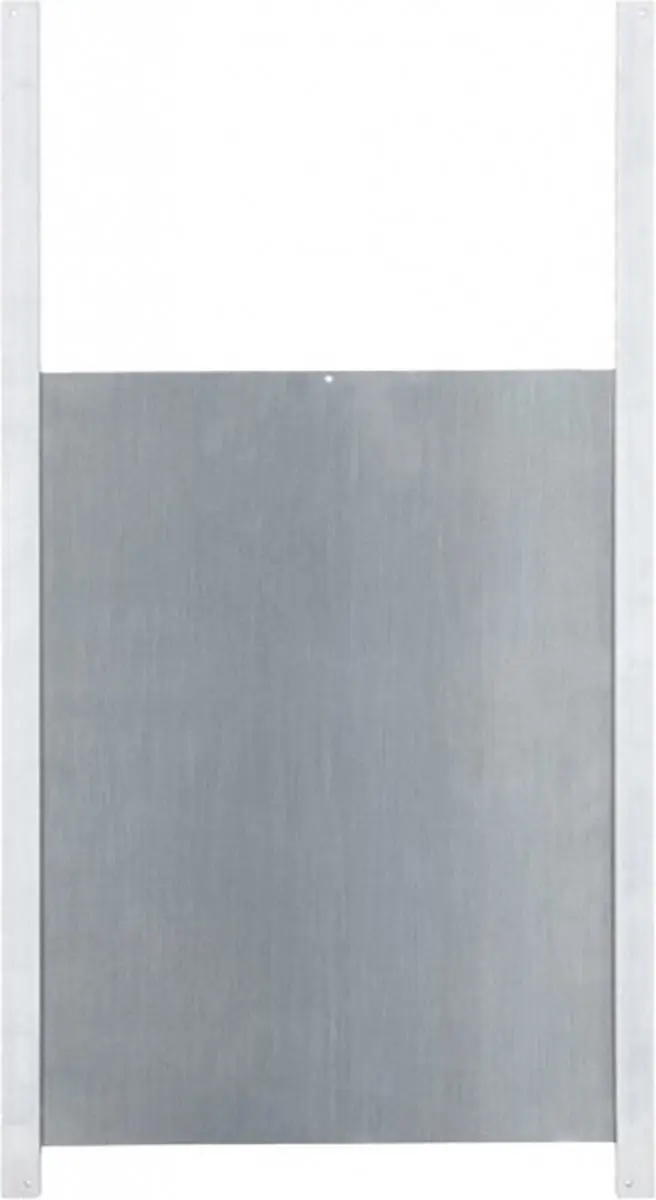 Kerbl Kippenschuifdeur 22 x 33 cm, aluminium, complete montageset
