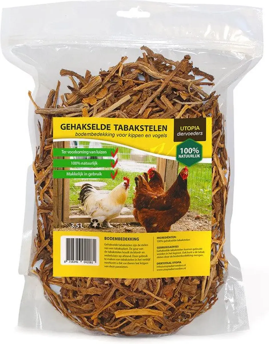 Utopia Gehakselde Tabakstelen Bodembedekking 3,5L - afbeelding 2 van 2