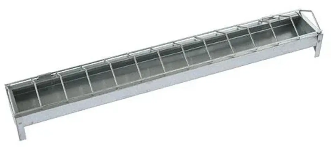 Kerbl Kuikenvoeder 71302 Verzinkt - 75x10cm - afbeelding 4 van 4
