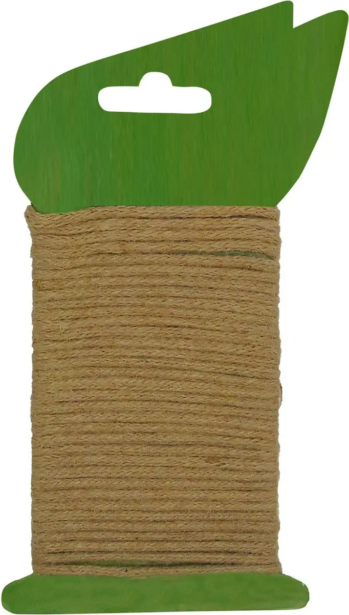 Nature Jute Bindtouw Ijzeren Kern 5m