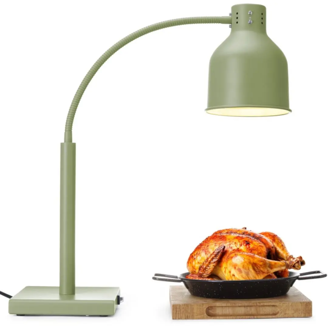 HENDI Warmtelamp met flexibele arm - 250W - Groen - afbeelding 2 van 5