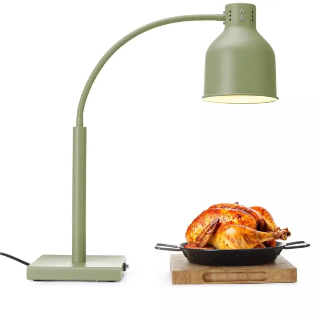 HENDI Warmtelamp met flexibele arm - 250W - Groen - afbeelding 5 van 5