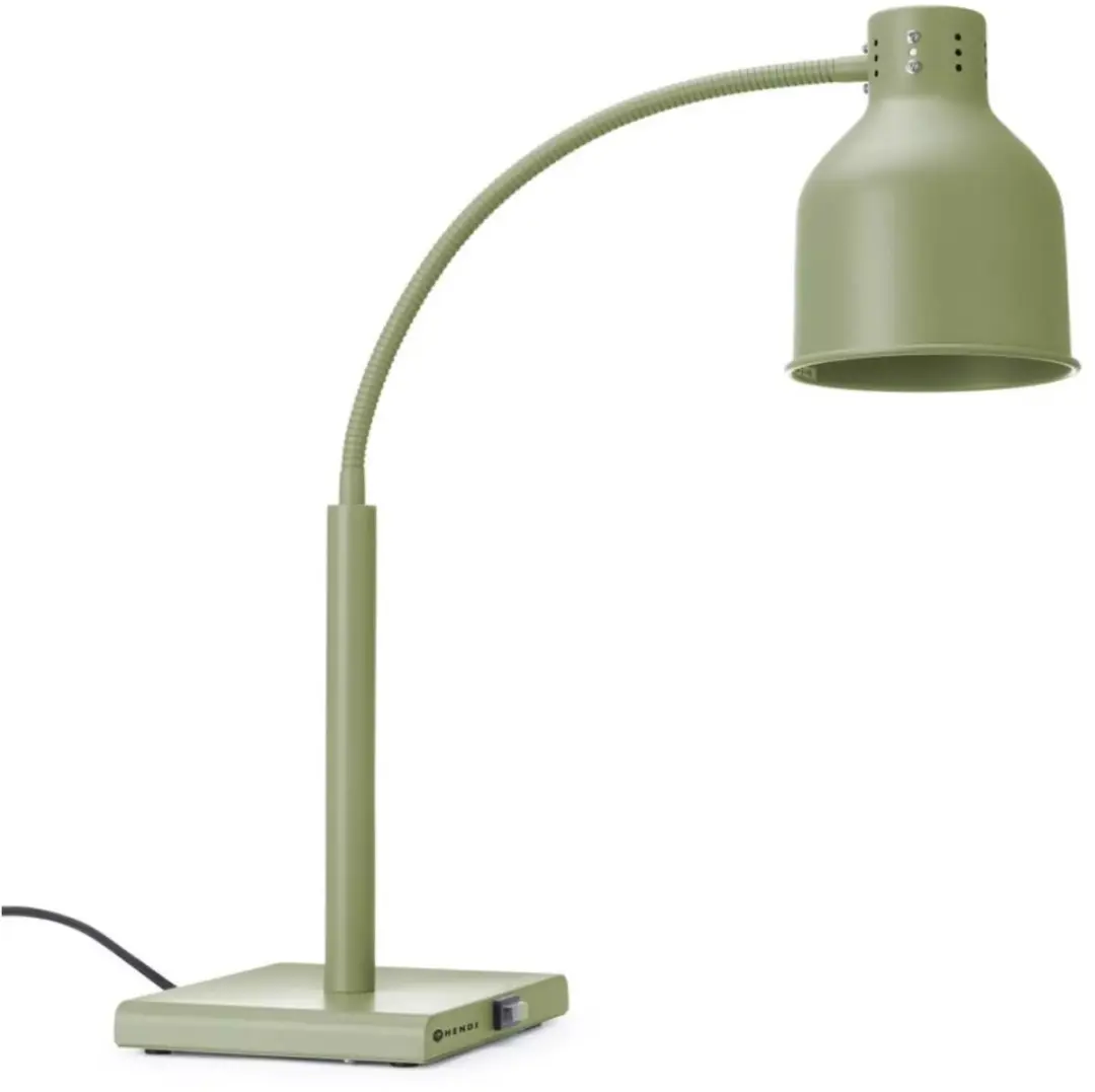 HENDI Warmtelamp met flexibele arm - 250W - Groen - afbeelding 3 van 5