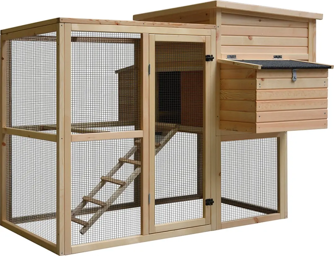 Woodland kippenhok loft attic pinus 172x146x125,5cm