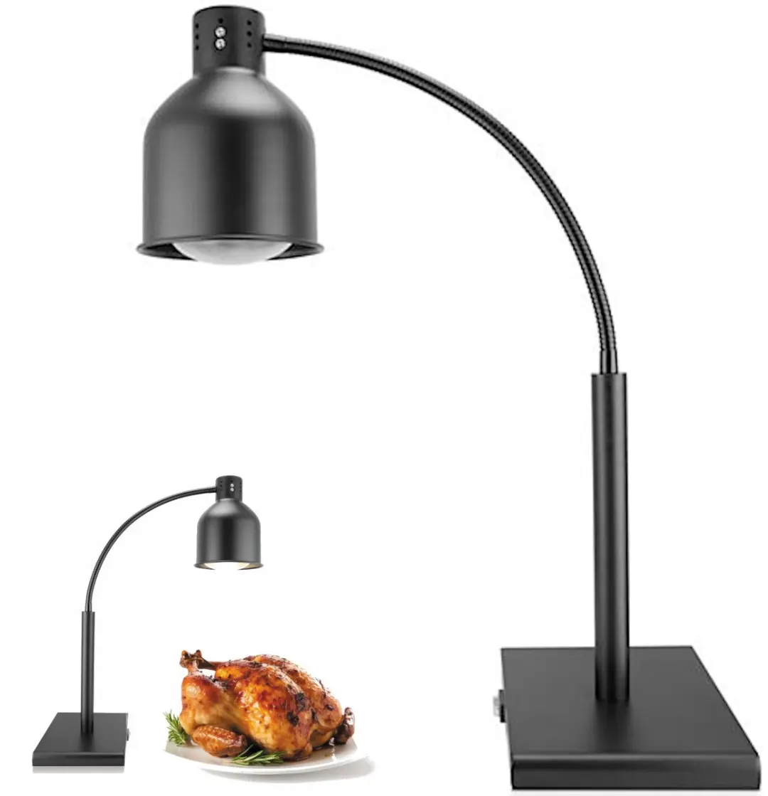Hendi Flexibele Warmtelamp - 268x200x660mm - Zwart - afbeelding 6 van 6