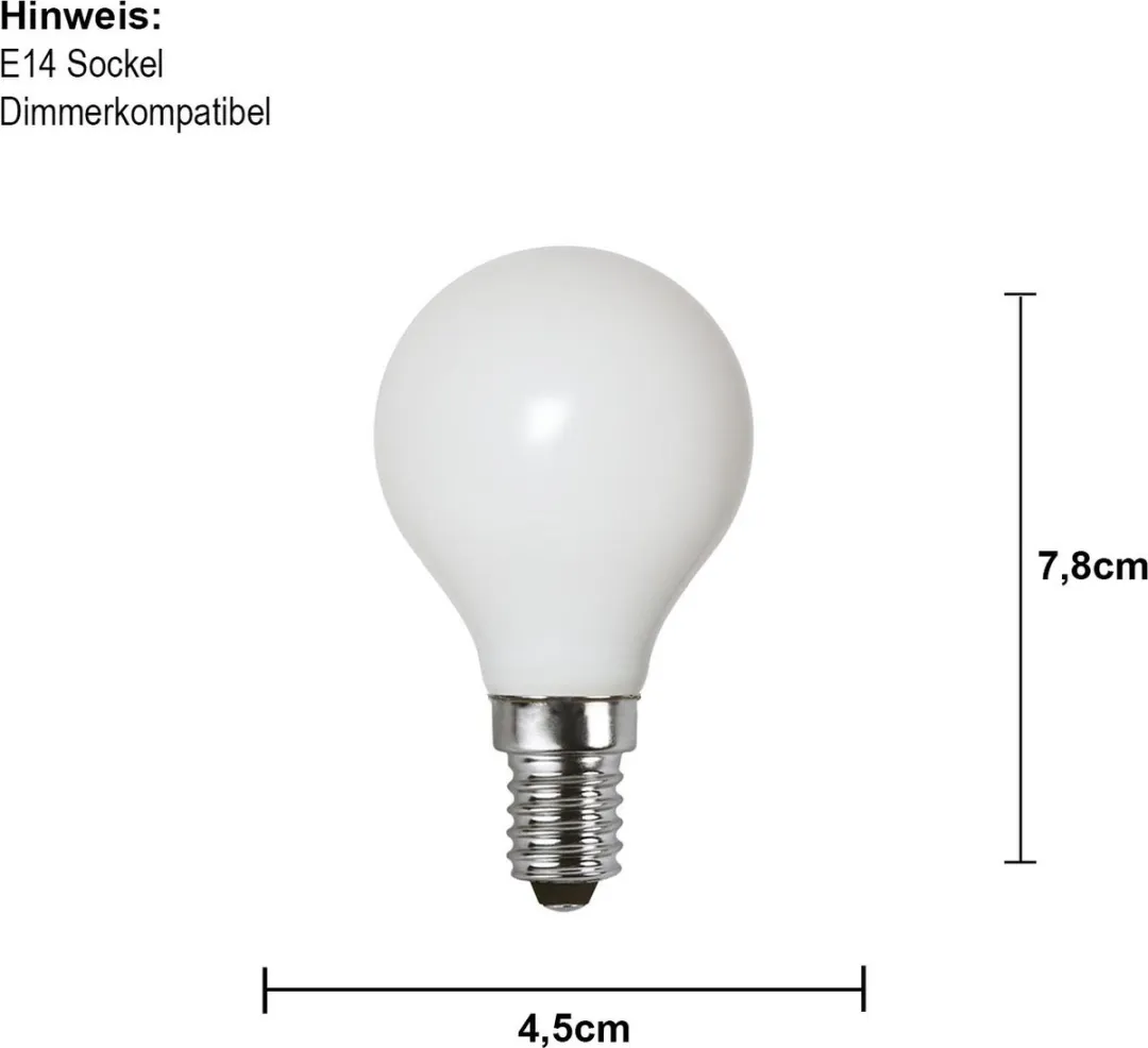 Star Trading LED-lamp E14 5W 3000K Mat - Wit