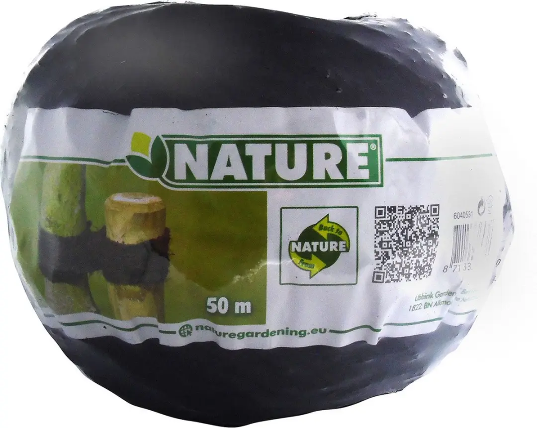 Nature Kokostouw - 50m - Zwart Ø3.5mm - afbeelding 2 van 3