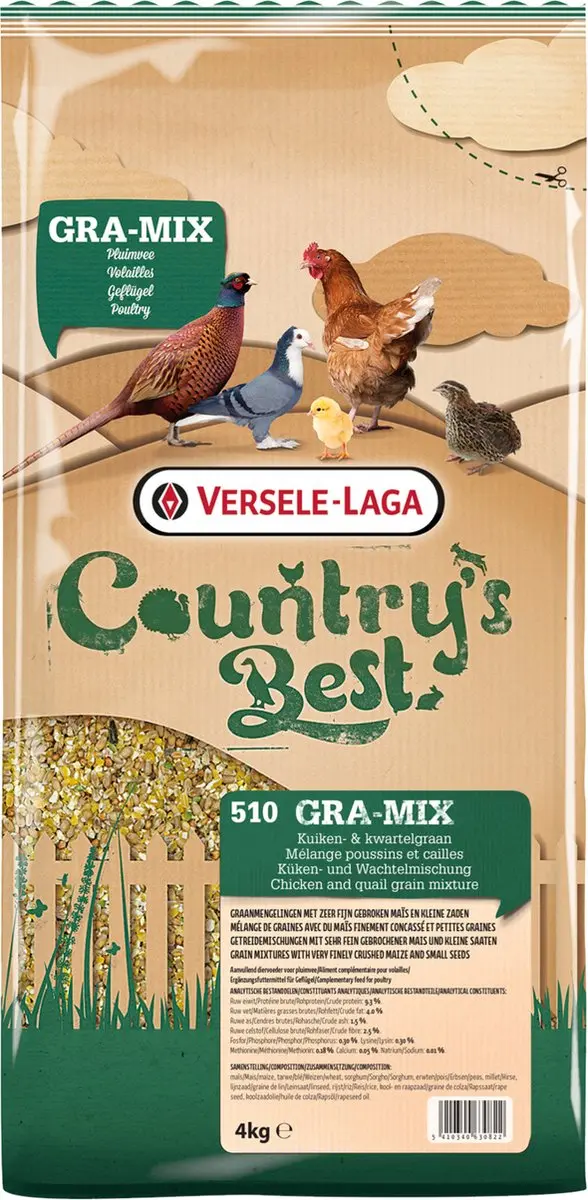 Versele-Laga Gra-Mix Kuiken- & Kwartelgraan 4kg
