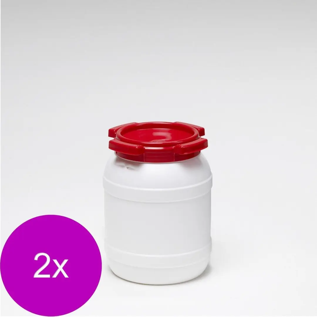 Curtec Voerton Schroefdeksel Wit&Rood