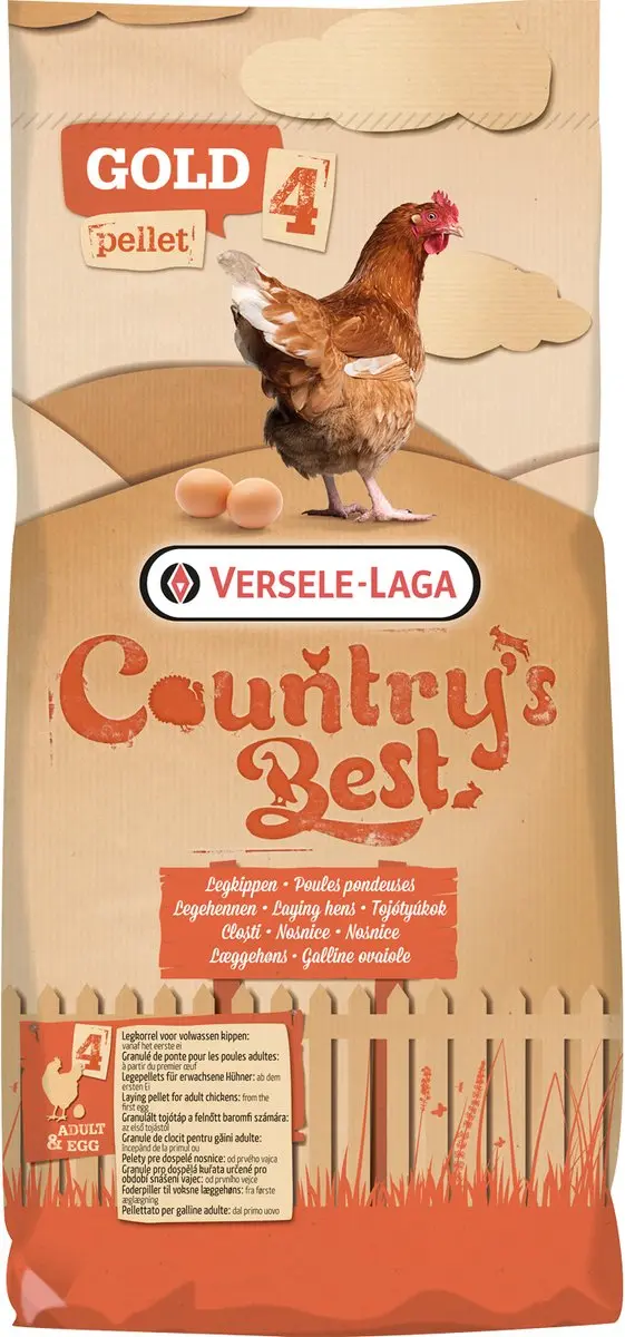 Versele-Laga Country's Best Gold 4 Gallico Kippenvoer - 20kg - afbeelding 4 van 6
